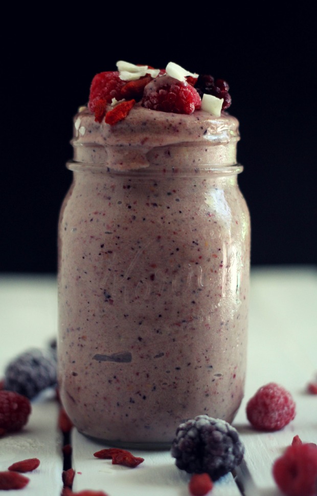 Triple berry smoothie recipe