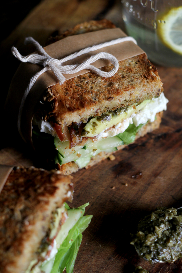 pesto sandwhich healthy sandwich