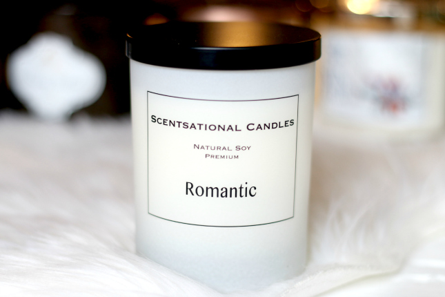 scentsational candle romantic