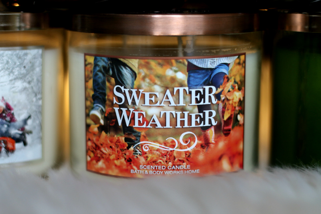 sweater weather candle bath and body works