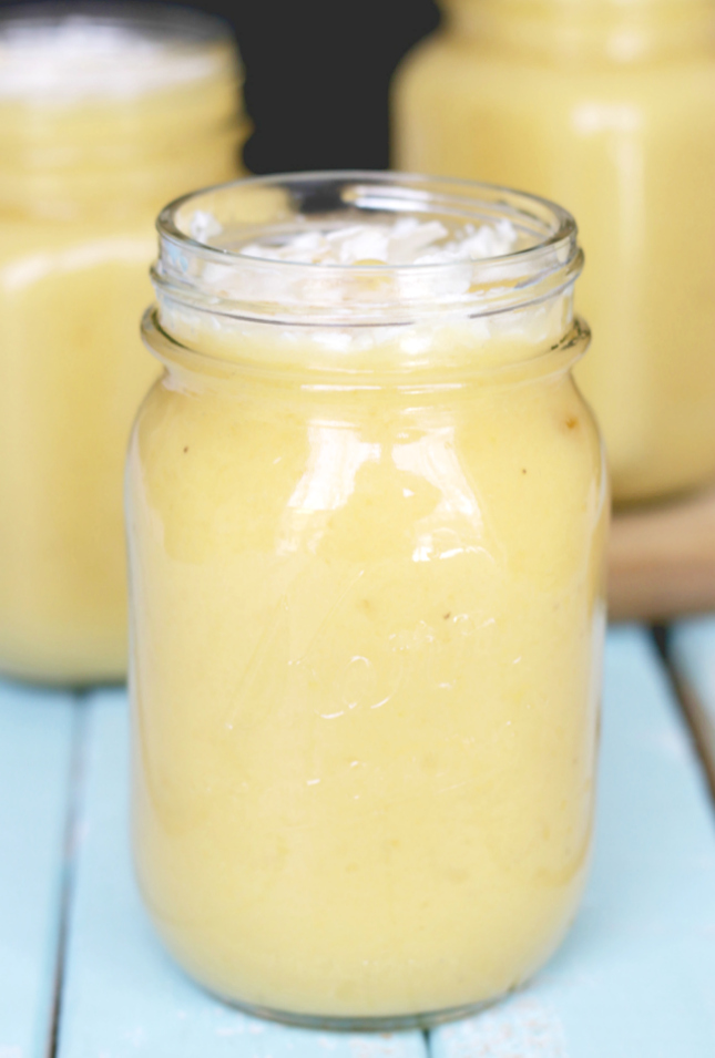 Mango coconut smoothie