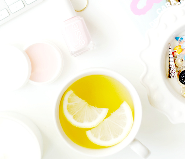 hot lemon water