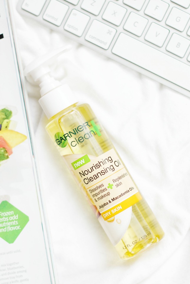 Garnier clean nourishing cleansing oil