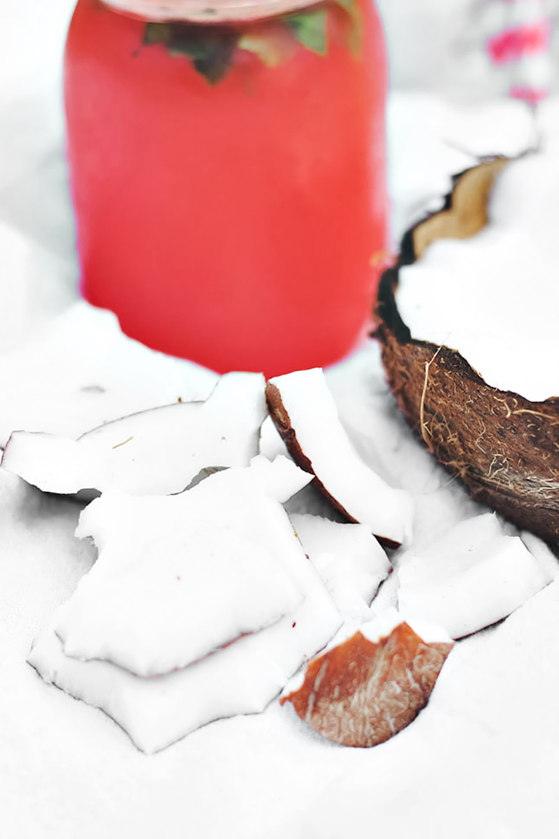 Watermelon Lime Coconut Refresher 