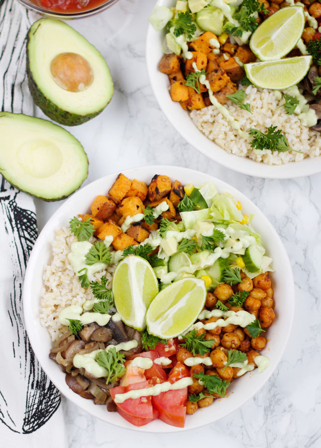 Healthy Veggie Bowls (Vegan)