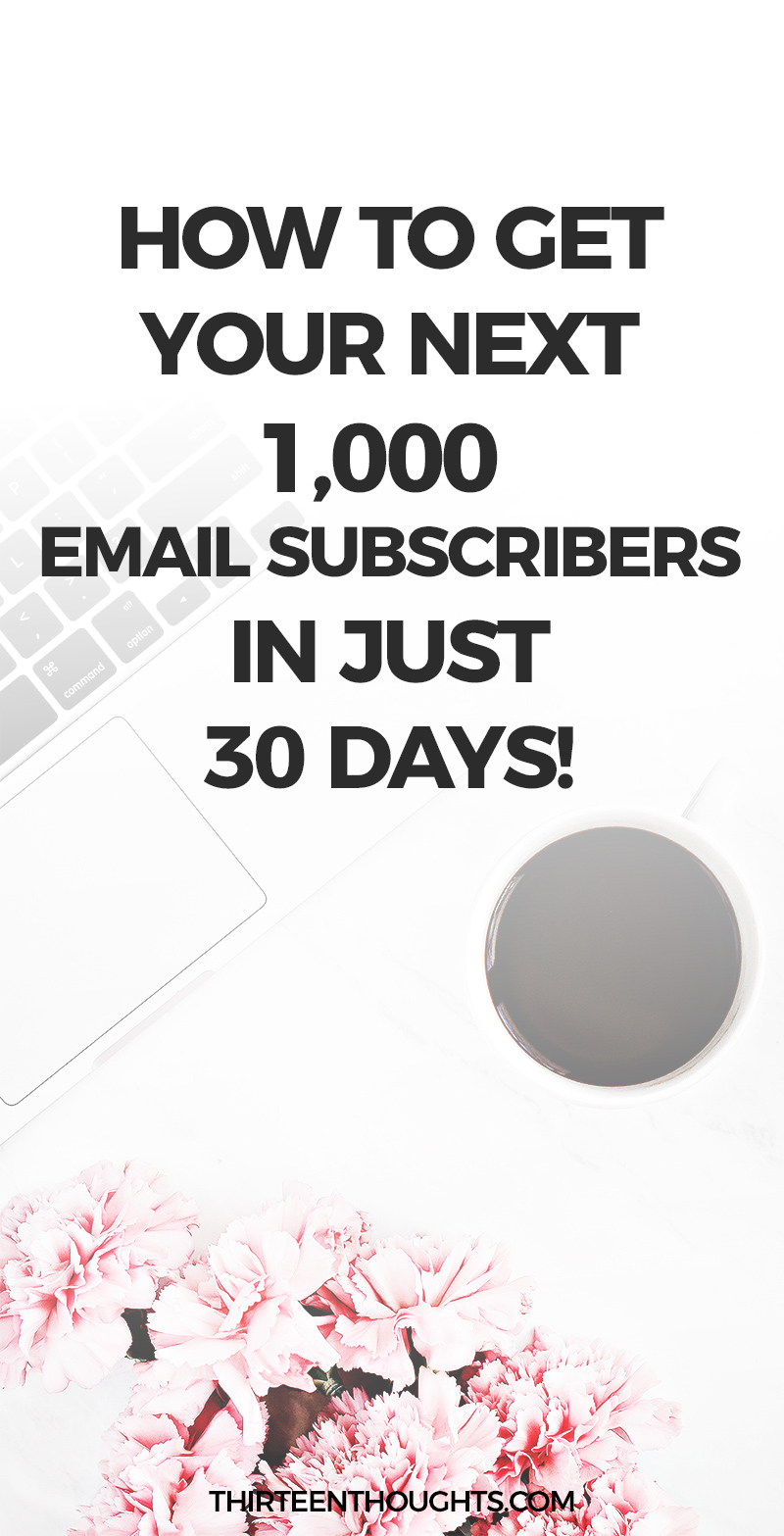 How to Get 1000 subscribers in 30 days 