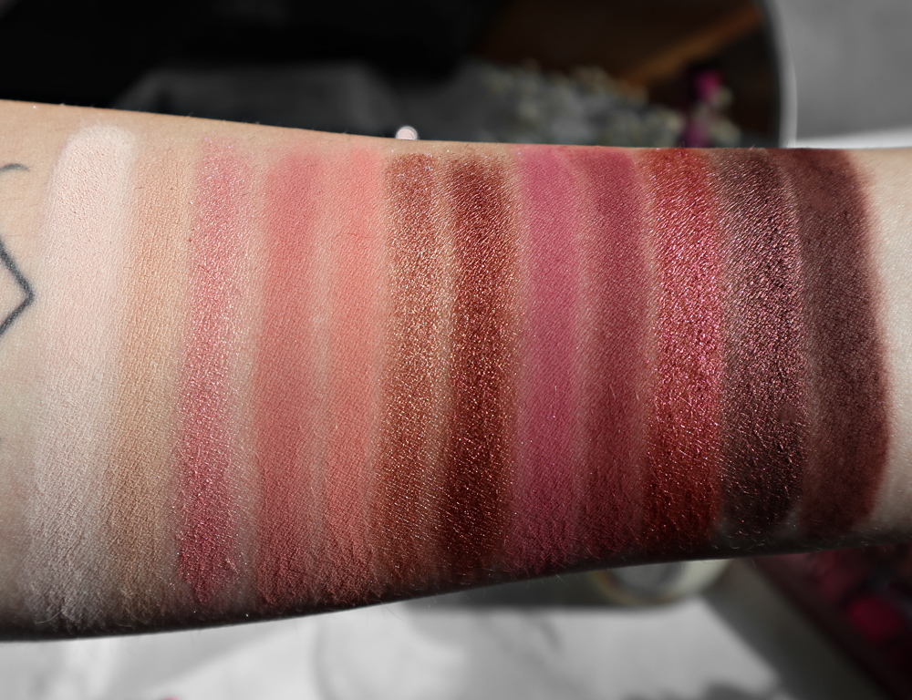 Urban Decay Naked Cherry Palette Swatches Review