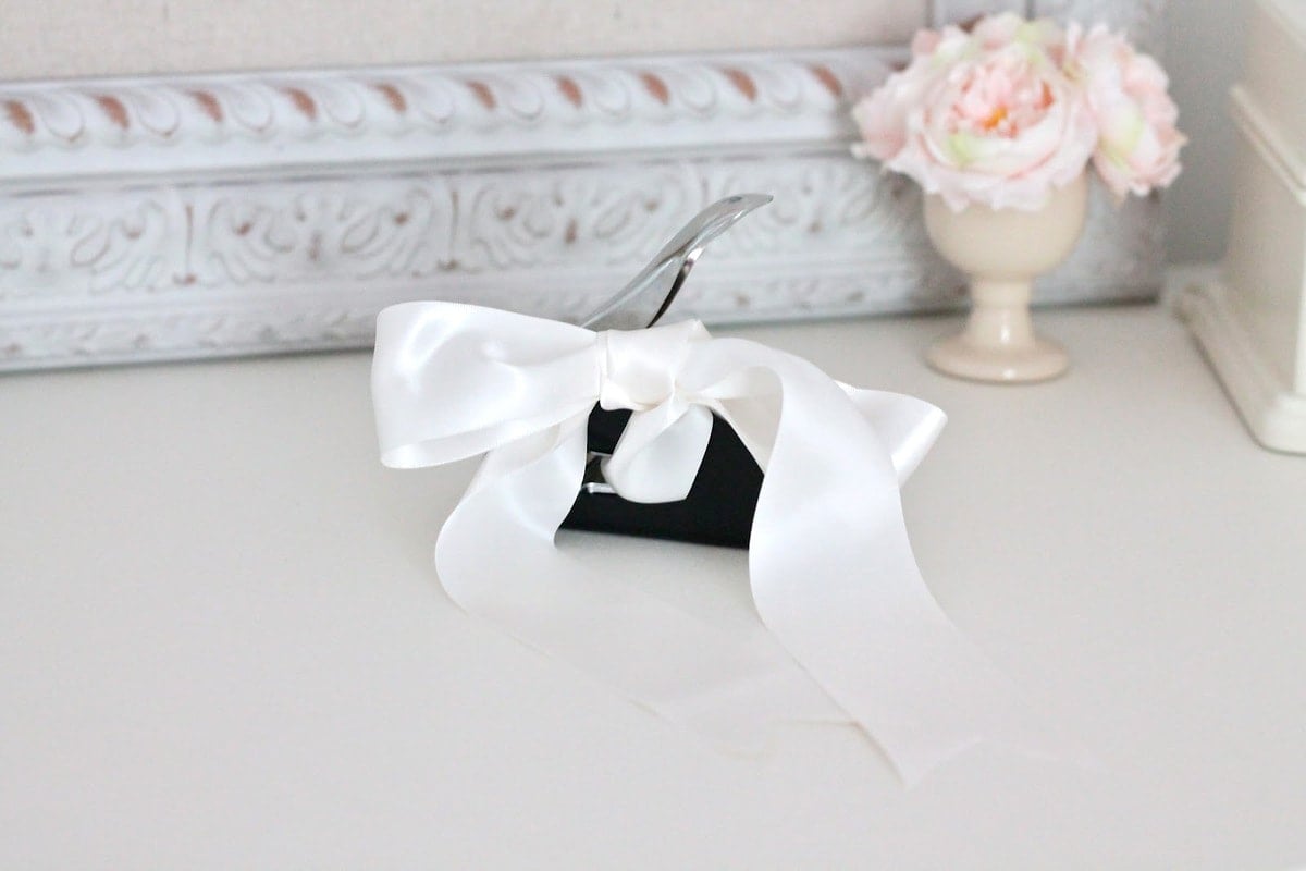 An address embosser on a white table