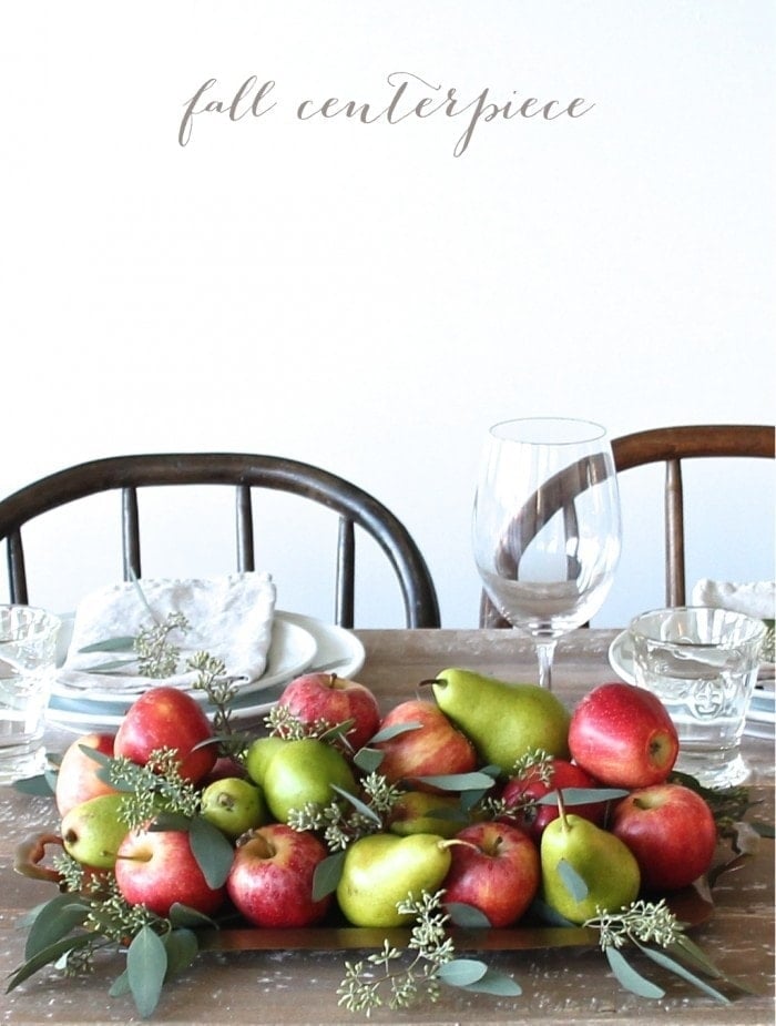 A step-by-step tutorial to create a 5 minute fall centerpiece for less than $10