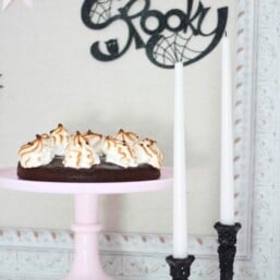 Spook-tacular Halloween Dessert - Hot Cocoa Ghost Cake recipe