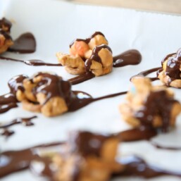 Chocolate Peanut Butter No Bake Cookies recipe