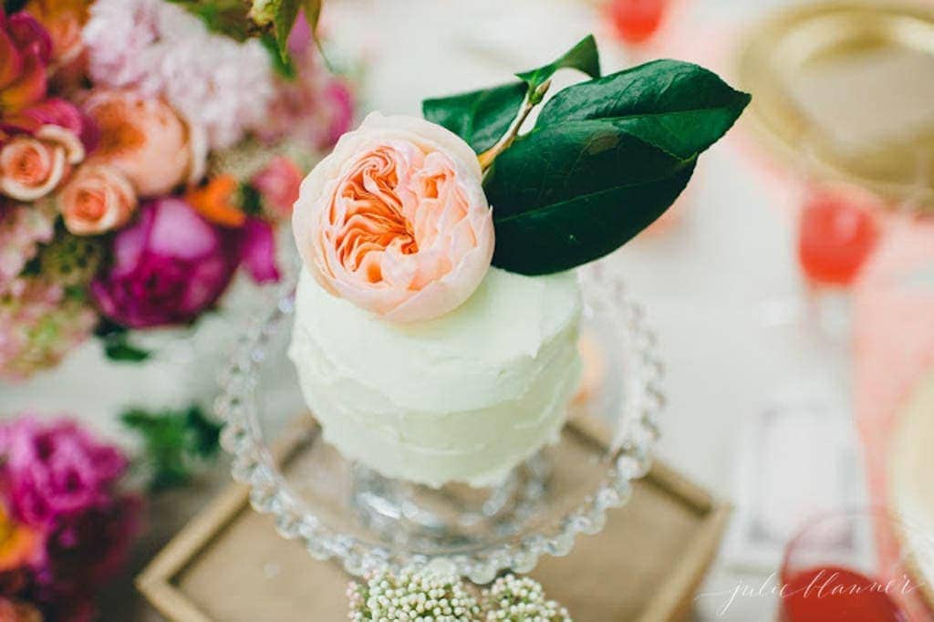 A close up of an Easter decorated cake on a table.