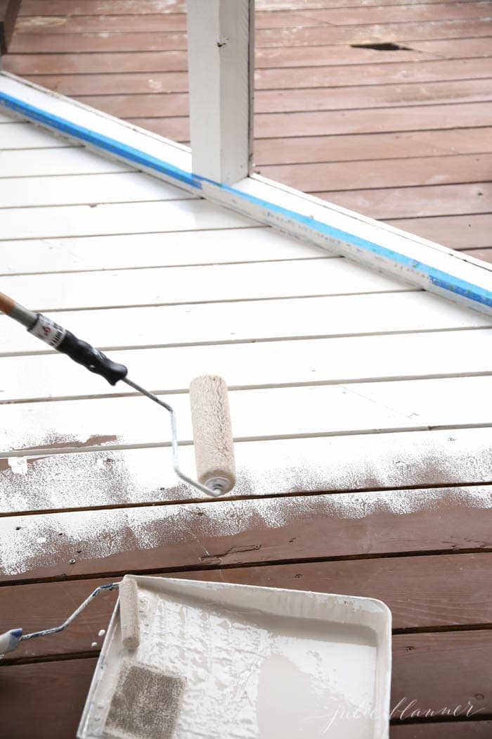 Get the quick tips to save time staining a deck