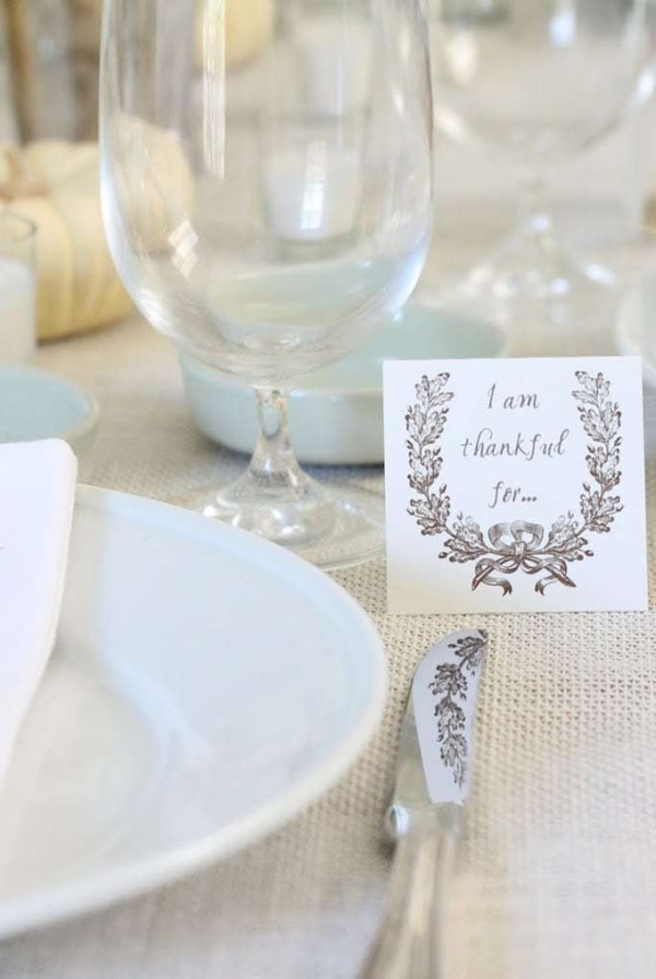Free printable thankful for cards | Thanksgiving activity