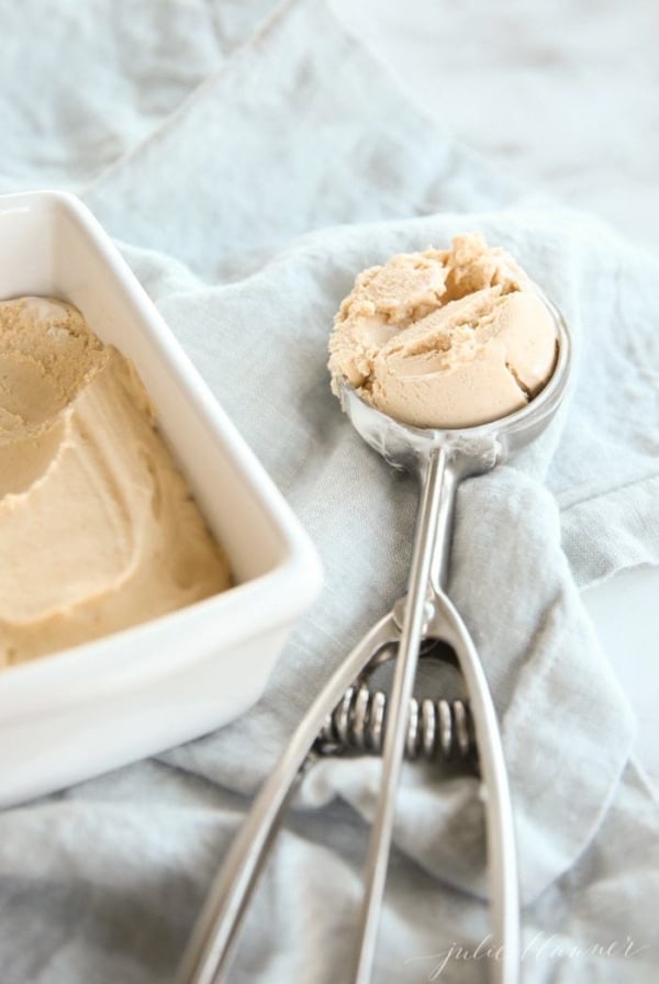 Creamy 3 ingredient peanut butter ice cream recipe