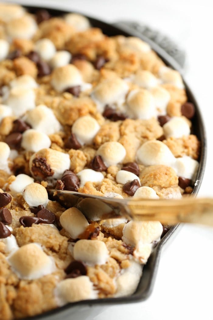 S'mores Peanut Butter Pie is always a crowd pleasing dessert