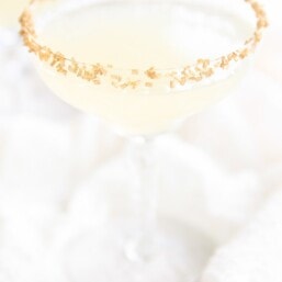 An easy to sip sparkling lemonade recipe made with champagne or sparkling grape juice