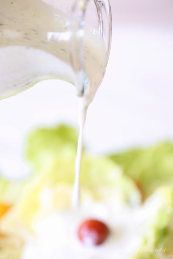easy homemade light ranch dressing recipe