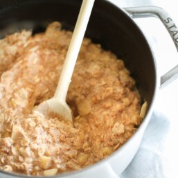 A taste of fall - apple pie oatmeal recipe