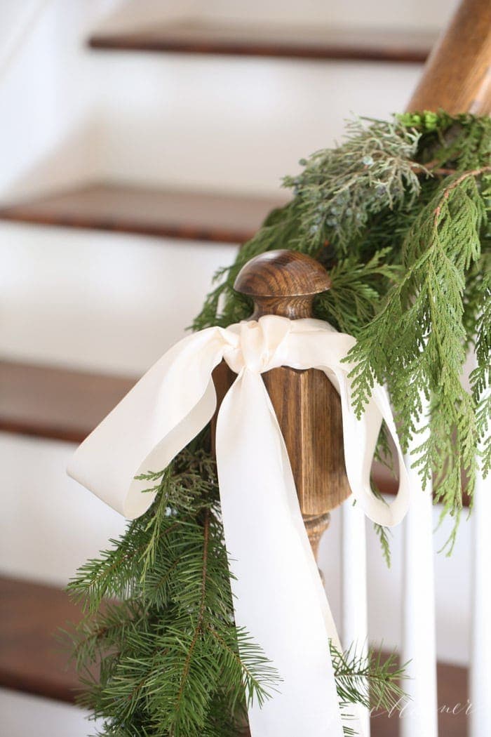 fresh Christmas decorations | beautiful garland