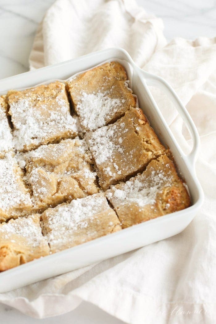 how to make gooey butter cake without a cake mix - so easy and always a crowd pleaser