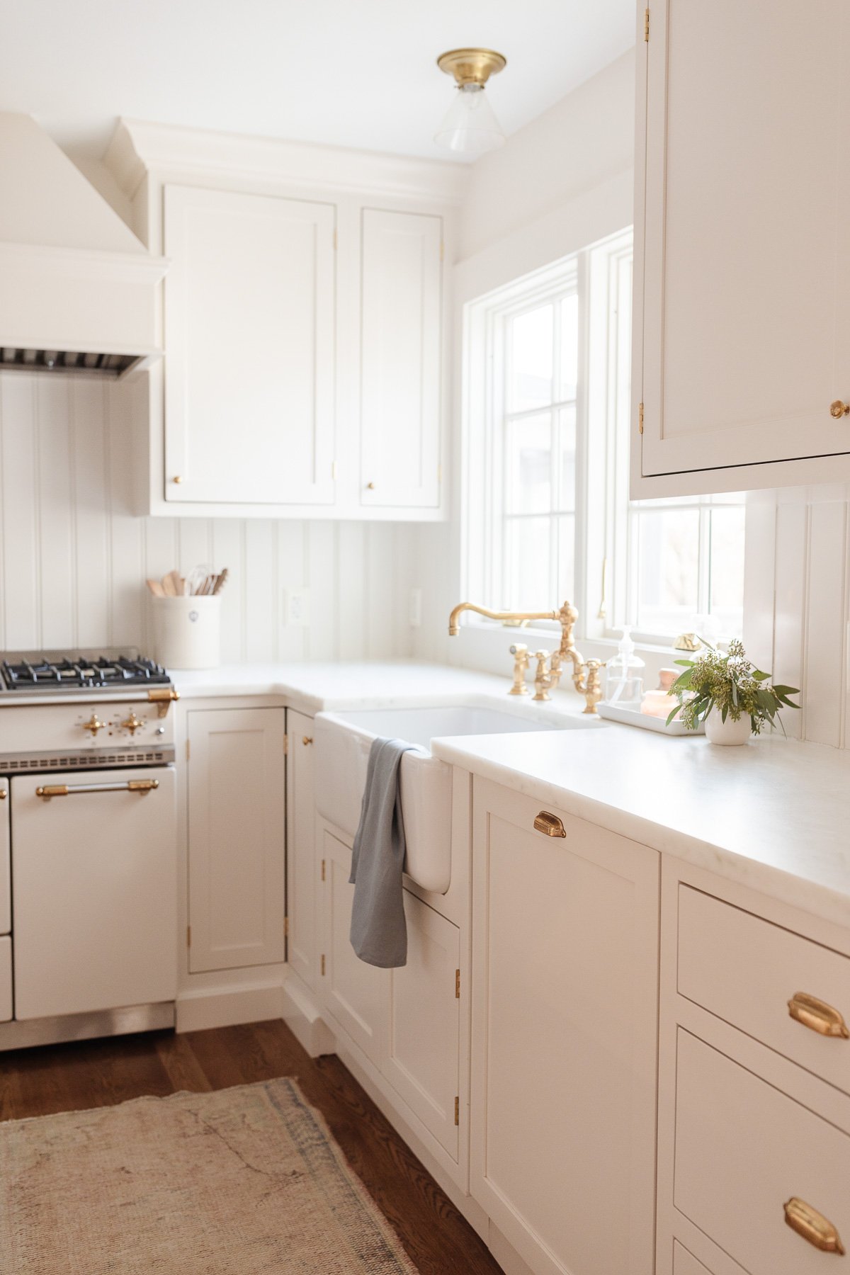 kitchen with panel ready appliances