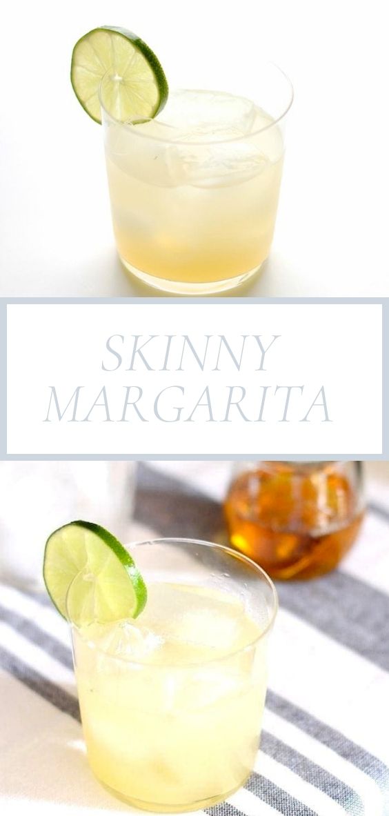 On a table there is a skinny margarita