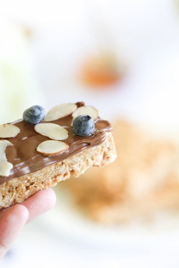 4 ingredient easy no bake granola bars recipe