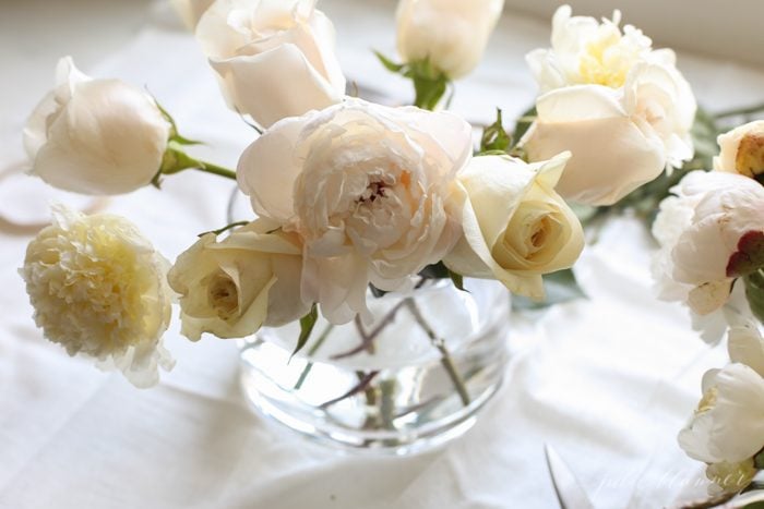 learn how to arrange flowers with this simple centerpiece tutorial