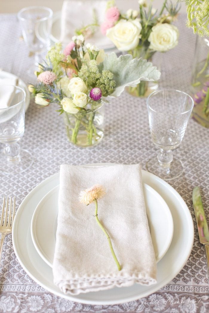 tips to set a table