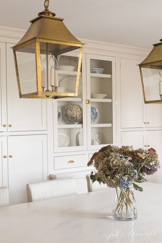 counter height bar stools with ticking stripe slipcovers