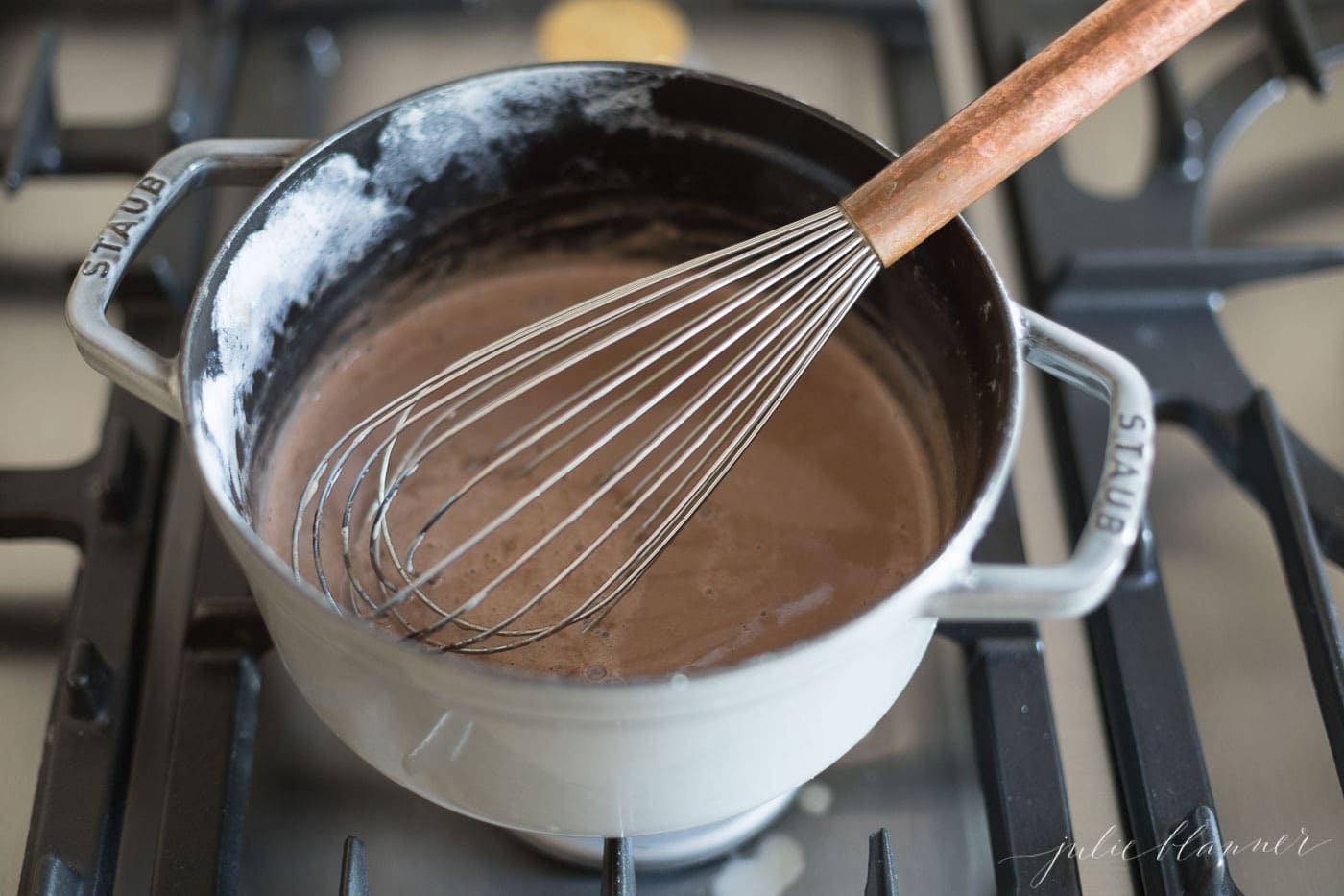 chocolate on stove top