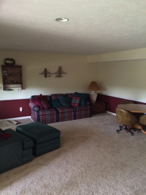 DATED LIVING ROOM BEFORE PHOTO