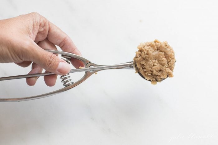 no bake peanut butter oatmeal cookies stuffed with reese's pieces