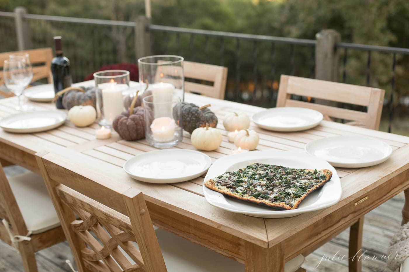 pizza on table