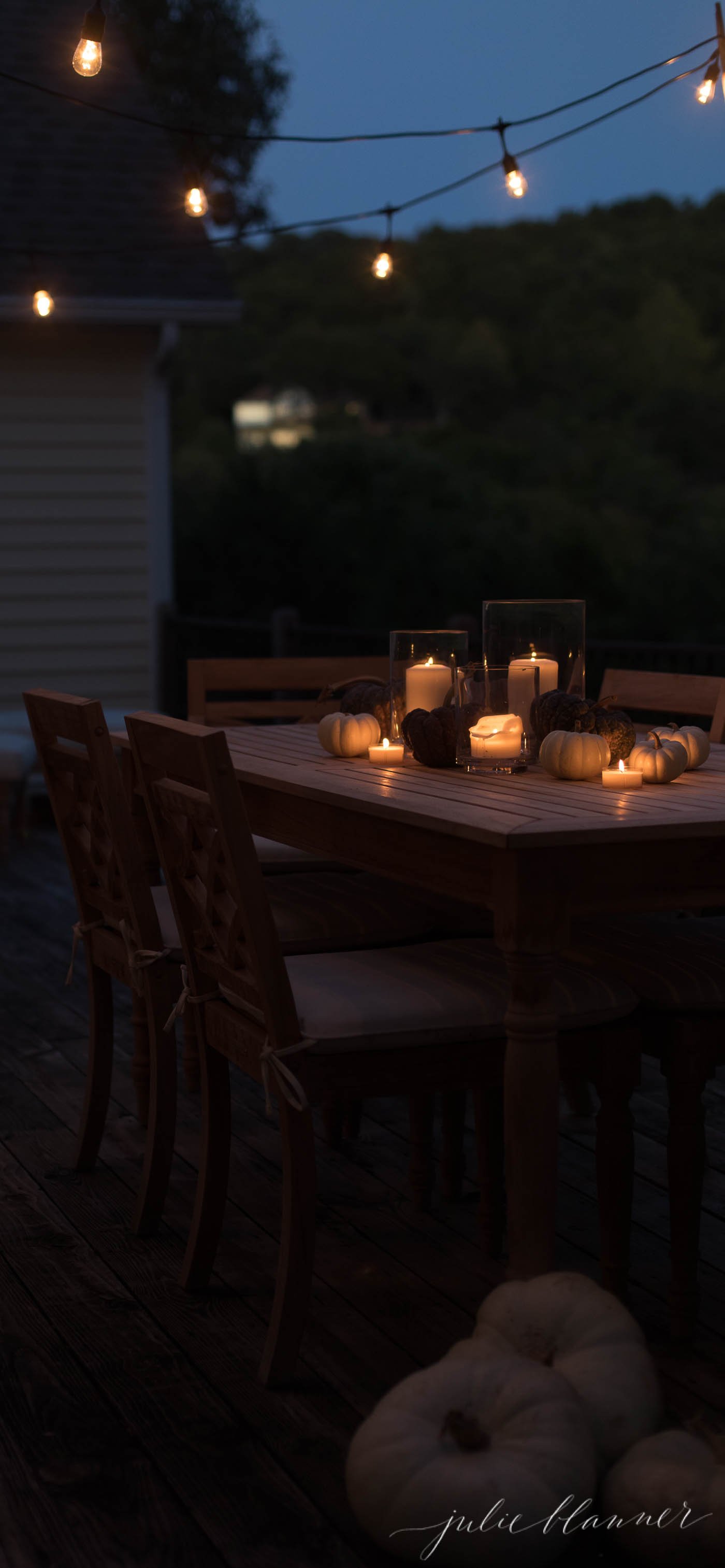 bulb lights on deck