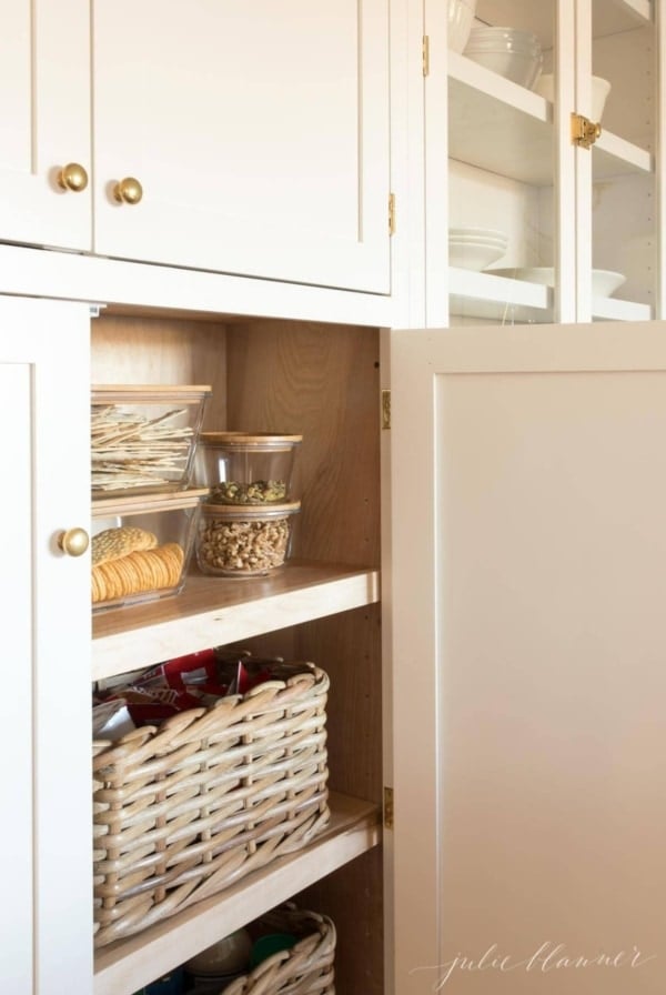 kitchen pantry organization