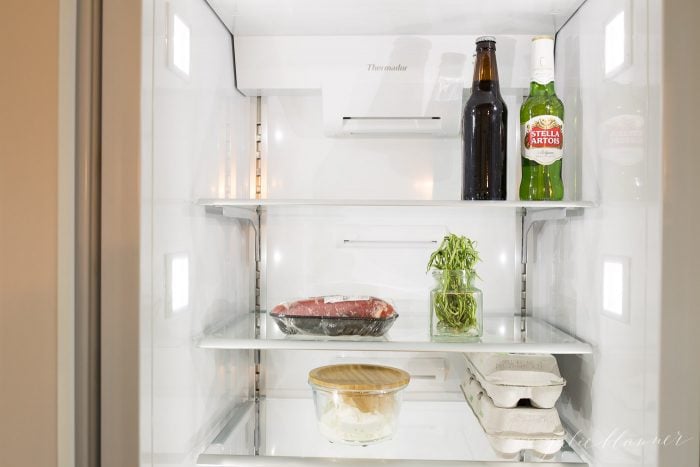 fridge organization containers