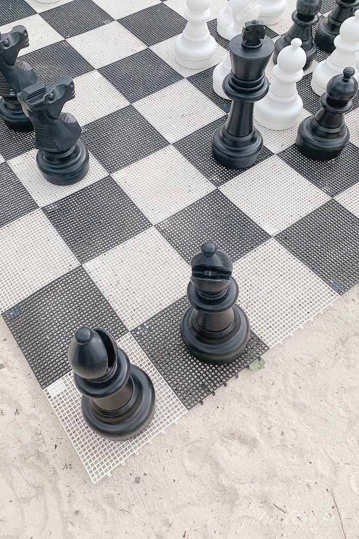 games at baha mar beach chess