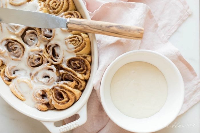 icing for cinnamon rolls