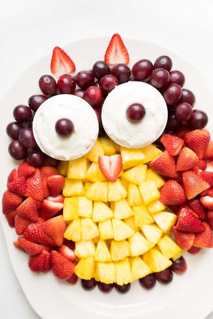 unique fruit platter ideas owl fruit plate