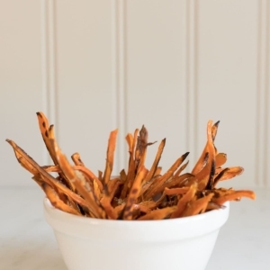 healthy sweet potato fries in a bowl