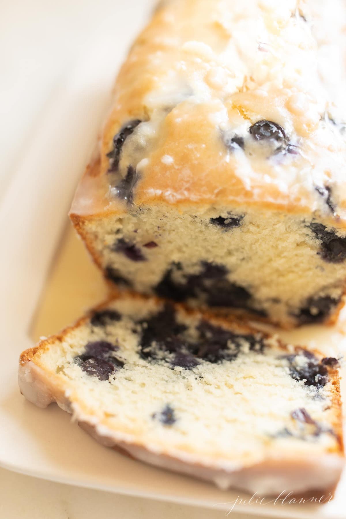 blueberry bread slice