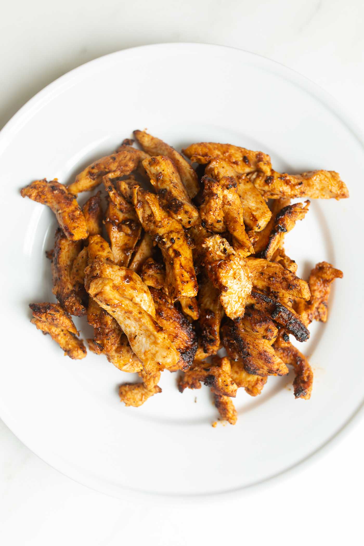 cajun spiced chicken on a plate