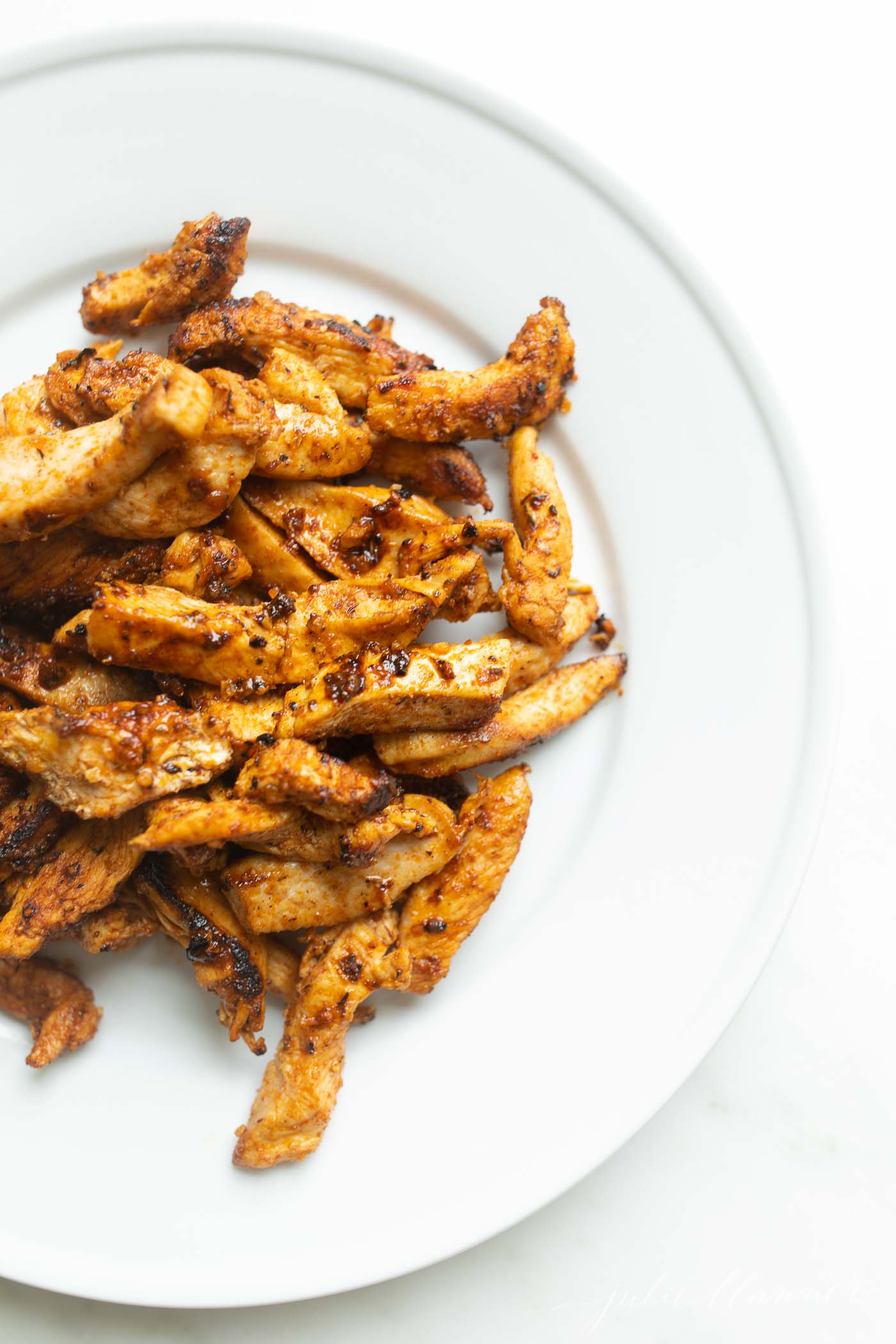 cajun spiced chicken on a plate