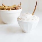 fry dipped in truffle aioli