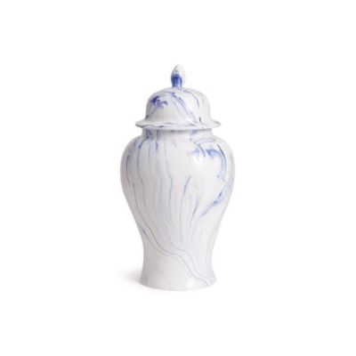 a marble ginger jar