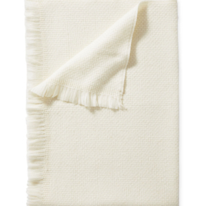 ivory alpaca throw