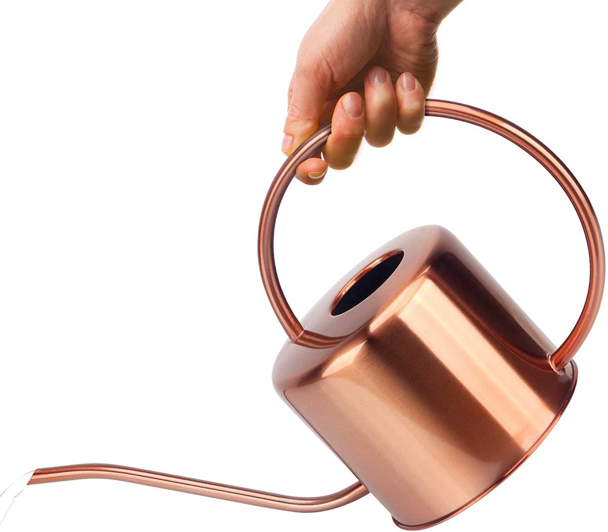 copper watering can