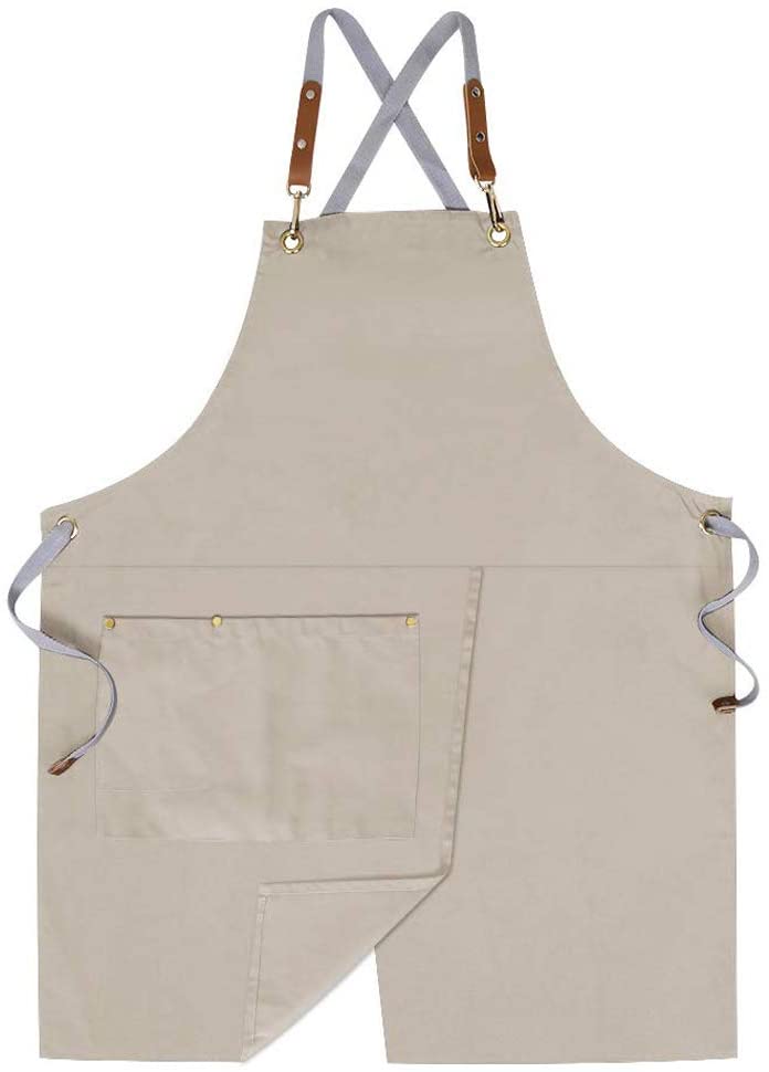 neutral gardening apron